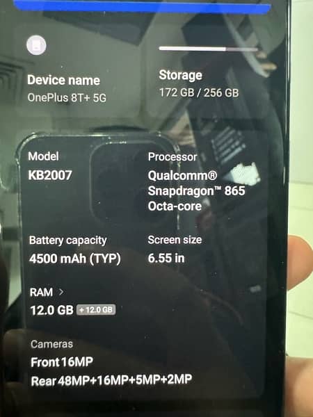 One Plus 8T 12GB/ 256GB For Sale 4