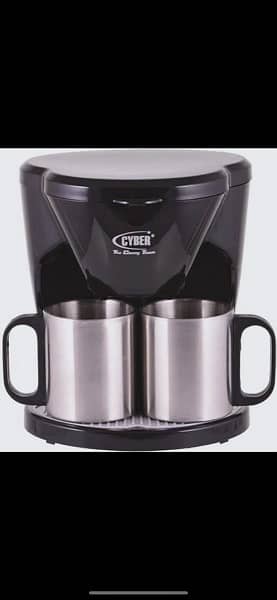 cyber coffee maker black color imported 0