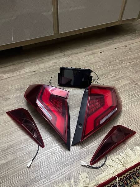 Honda civic led back lights and Android panel 1
