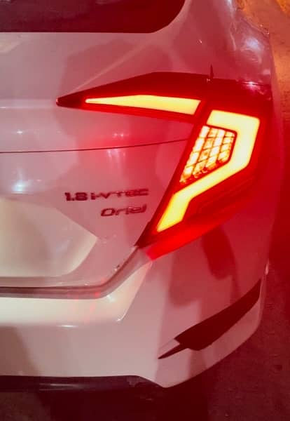 Honda civic led back lights and Android panel 4