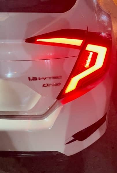 Honda civic led back lights and Android panel 5