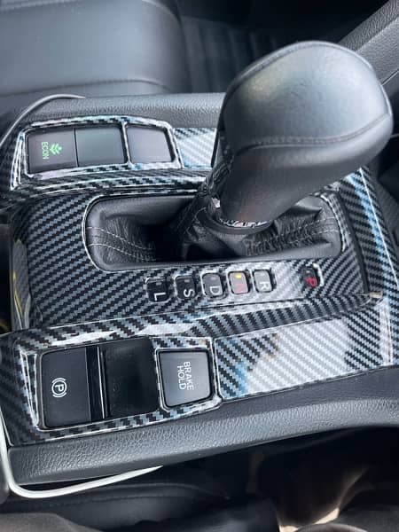Carbon Fiber Gear Trim For Civic X 2016-2021 . 2