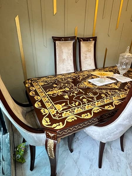 Premium Dinning table for sale with 8 chairs 3