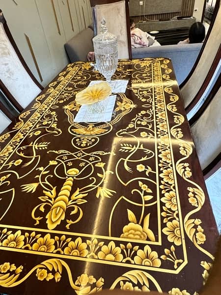 Premium Dinning table for sale with 8 chairs 4