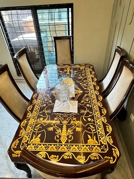 Premium Dinning table for sale with 8 chairs 10