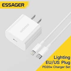 ESSAGER 20W Charger EU plug For Iphone