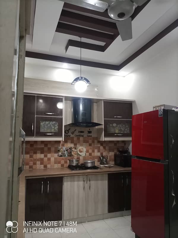 2 bed dd first floor Corner half portion available for sale at azizabad 2