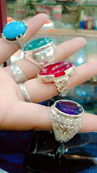 chande ki ring real stone Payal chain tops available 10