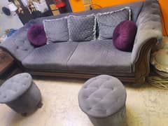 3 seater sofa, with 2 sitting.