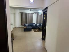 Double bed furnished flat aval for rent in khudadad heights