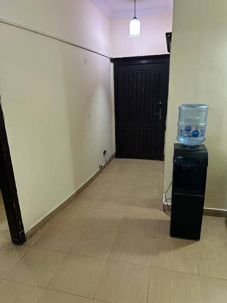 Double bed furnished flat aval for rent in khudadad heights 9
