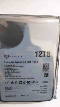 Seagate hard disc 12 TB 0