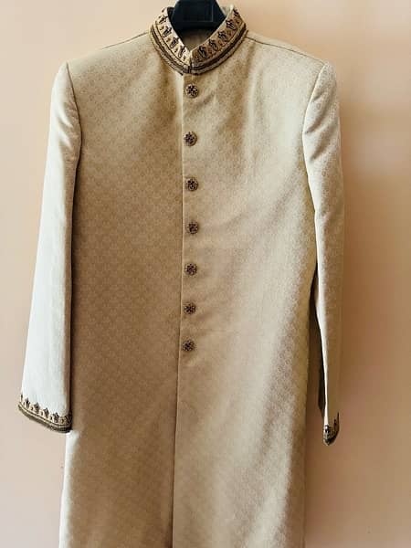sherwani new condition one time use 1