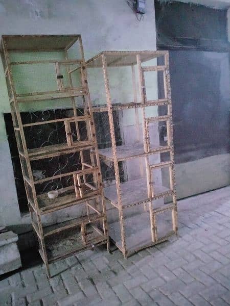 Two wooden Hen cages for sale, watts app number 0344.1407625 5