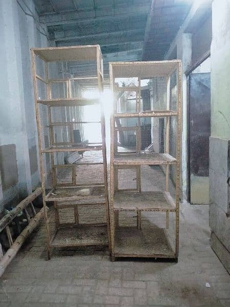 Two wooden Hen cages for sale, watts app number 0344.1407625 7