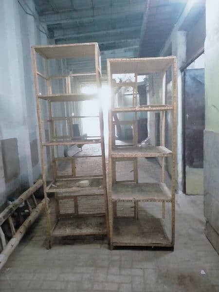 Two wooden Hen cages for sale, watts app number 0344.1407625 8