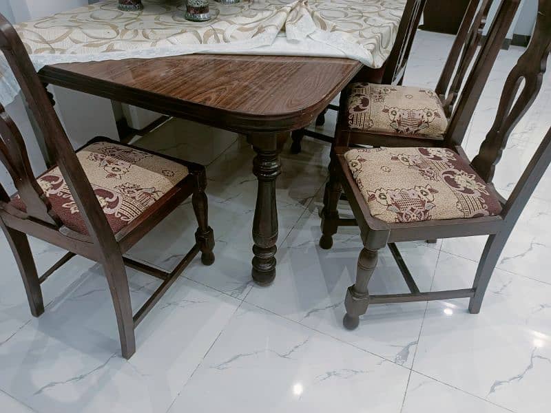 DINING TABLE WITH 5 CHAIR 3