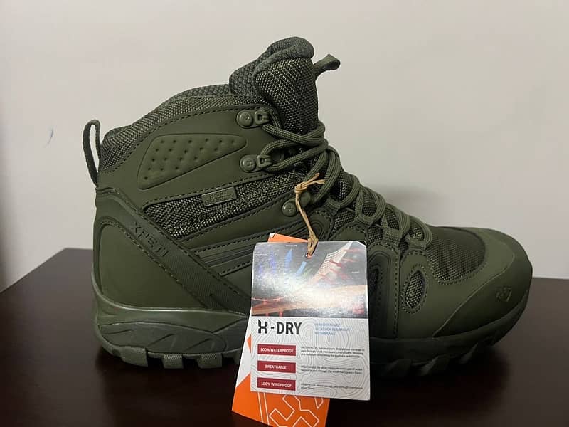 XPETI Men's X-Force Mid Tactical Boots Lightweight Military Boots 11