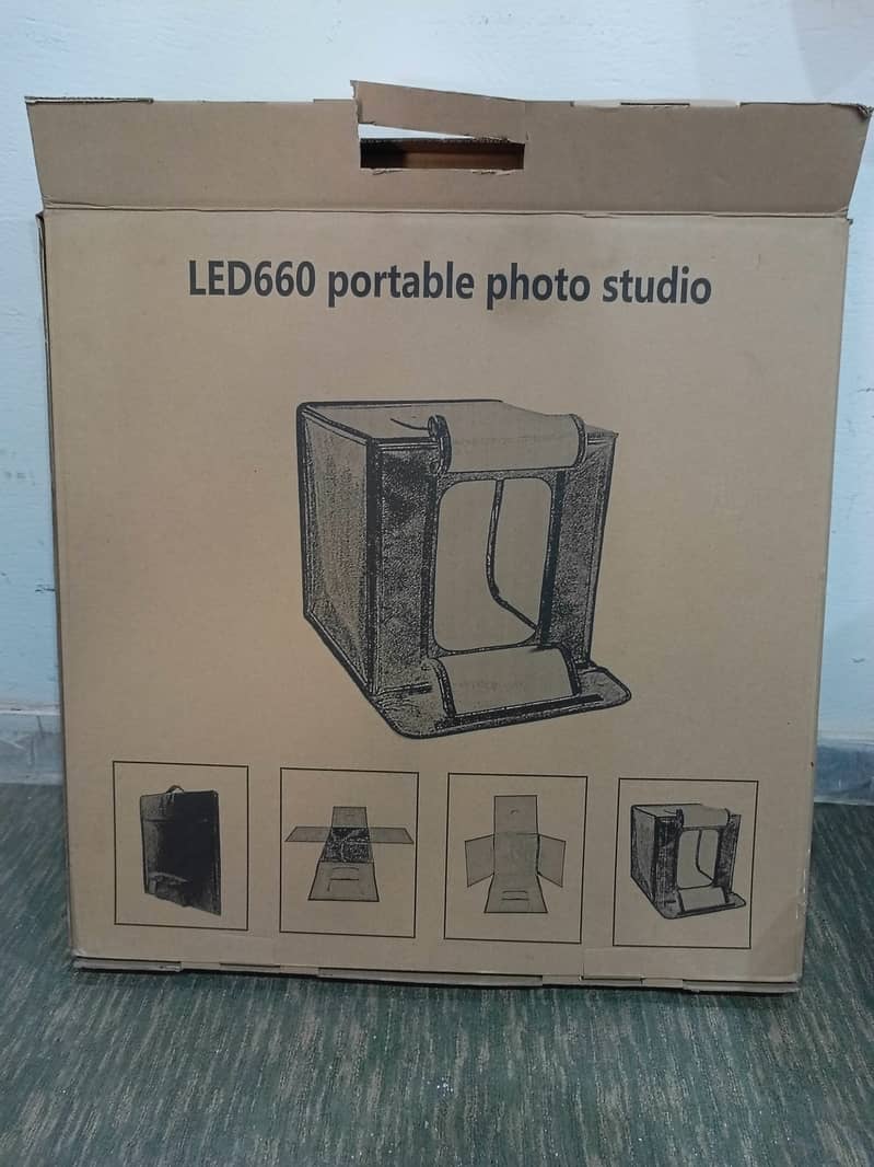 LED 660 portable photo studio box 3