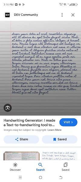 handwriting 0