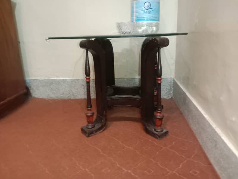 1 PIECE CENTER TABLE WITH 1 PIECE SIDE TABLE 2