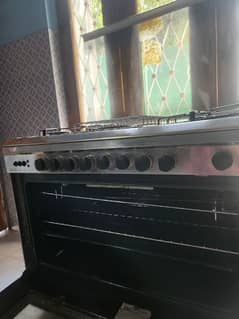 big stove both electric and gas