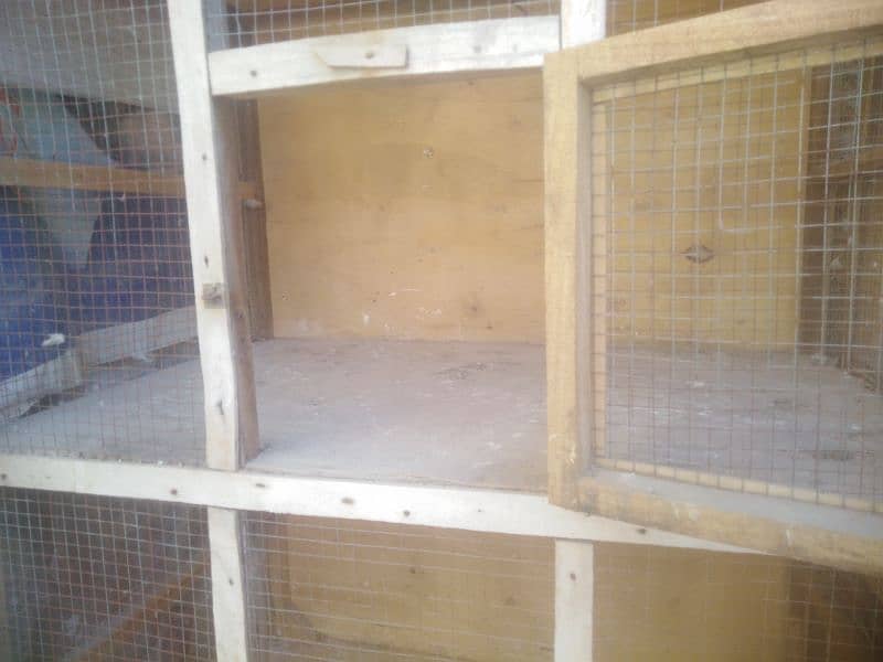 3 Heavy weight wooden cage 3
