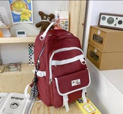 Nylon backpack for Girls and boys 0