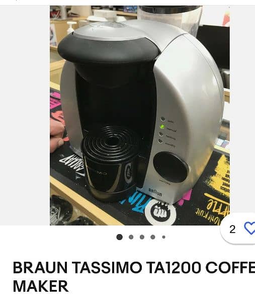 Braun pods coffee machine 0