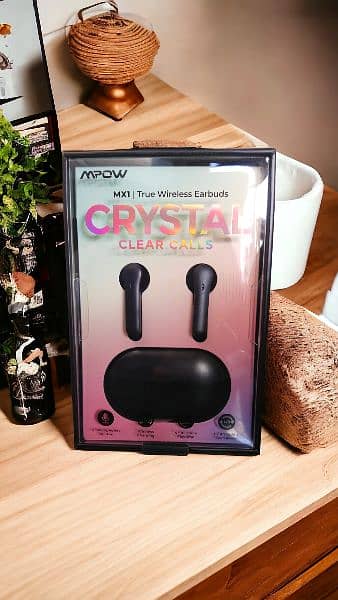 Mpow MX1 True Wireless Earbuds Crystal Calls 0