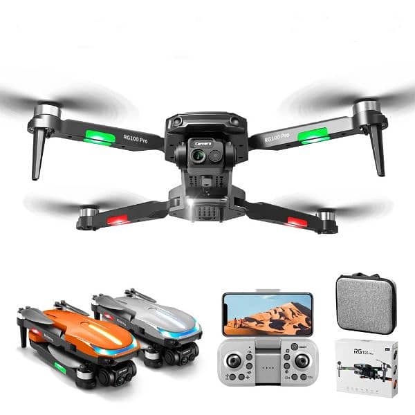 RG100Pro Brushless Motors Drone Double Camera Drone 7