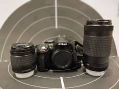 NIKON D5300 with 70-300 lens and Manfrotto Tripod