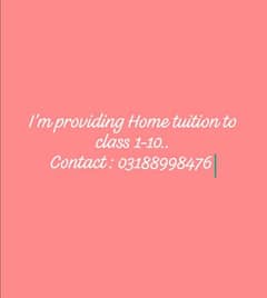 home tutor