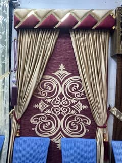 turkish curtains with bunch blind