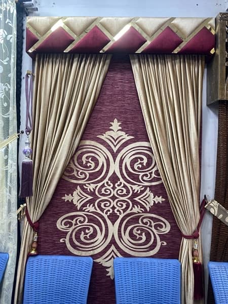 turkish curtains with bunch blind 0