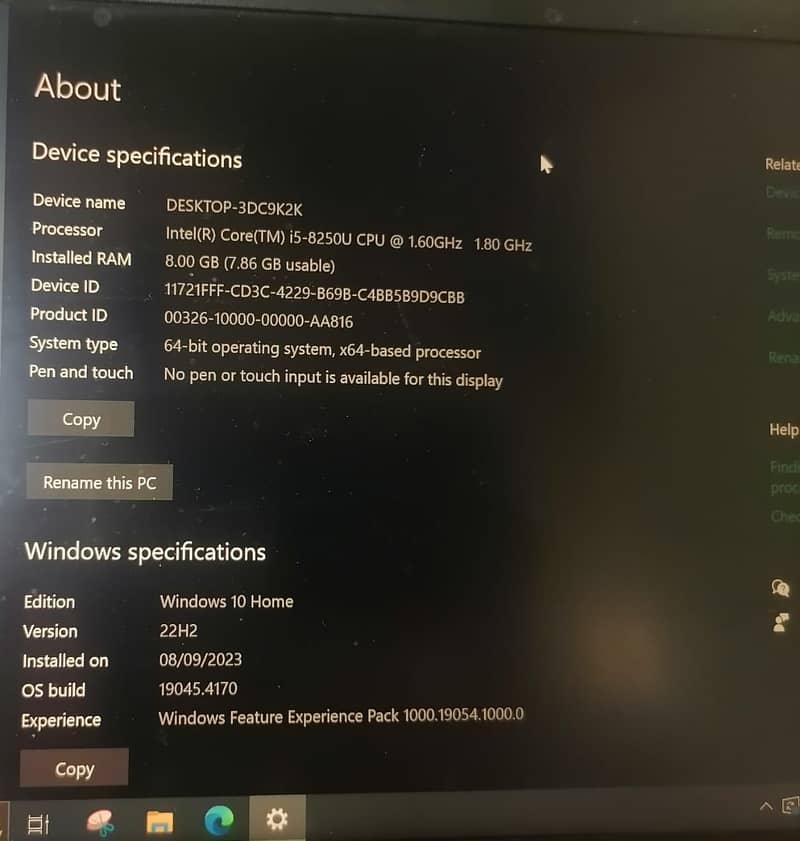 Dell Latitude 5490 Buisness Laptop, FHD 1920x1080 8gb Ram 256 GB HDD 14