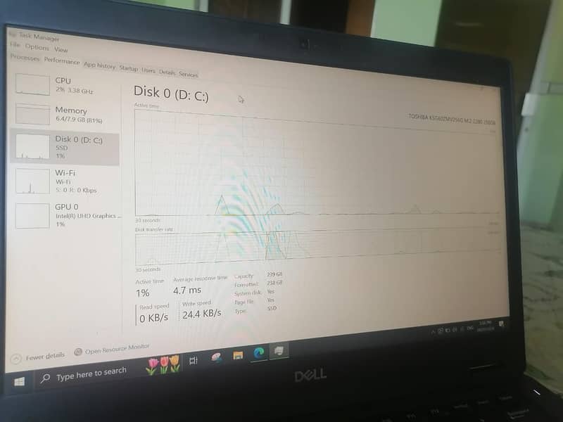 Dell Latitude 5490 Buisness Laptop, FHD 1920x1080 8gb Ram 256 GB HDD 15