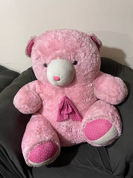 jumbo Pink Teddy Bear 1