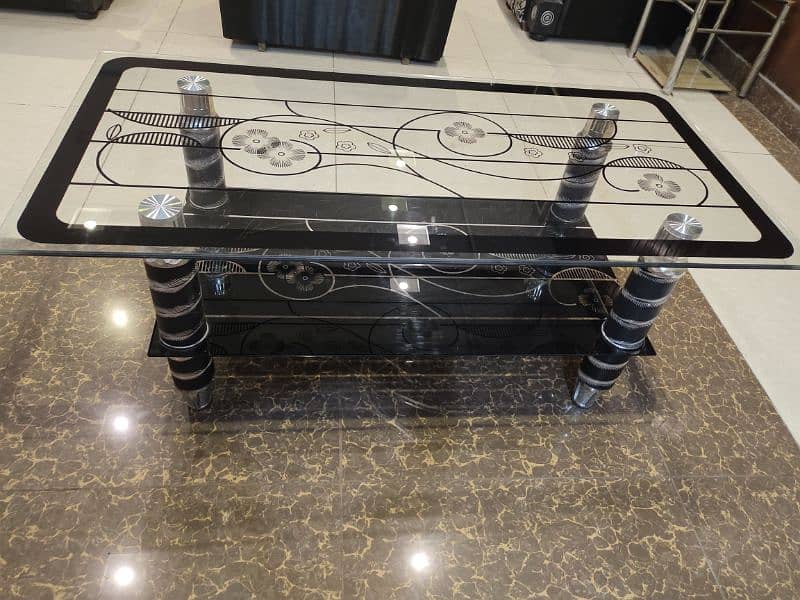 Double Glass Table 2