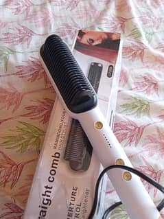 Straight comb, straighten the hair in just 5-10 minute, very useful.
