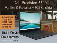 Dell Precision 5540 9th Gen i7 with 4GB Graphics