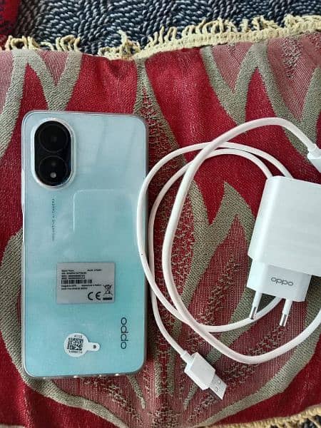 Oppo A 18   4 128gb With Original Box  Charge 1