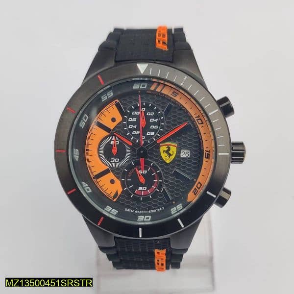 Mens Ferrari Chronograph Watch Automatic Movement With Free Delivery 1