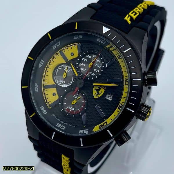 Mens Ferrari Chronograph Watch Automatic Movement With Free Delivery 2