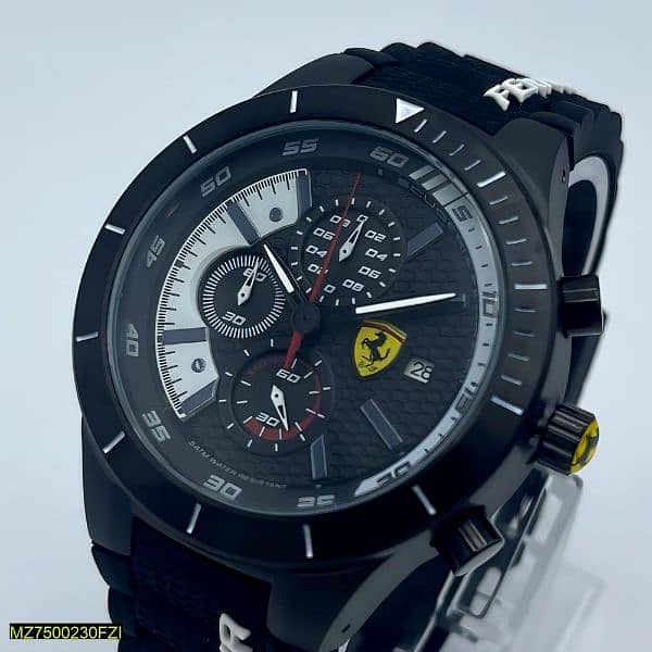 Mens Ferrari Chronograph Watch Automatic Movement With Free Delivery 3