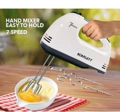 Portable electric hand mixer