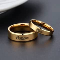 Customized Names Rings