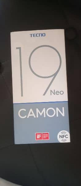 Techno camon 19 neo. 6/128  lush condion just glass crack 0