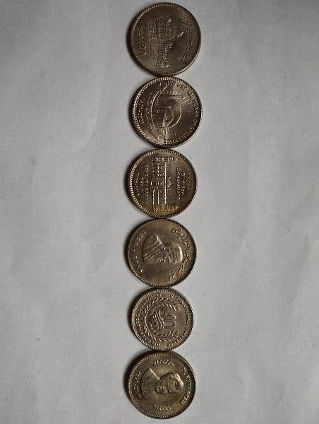 6 Memorial Coins Of Pakistan 5