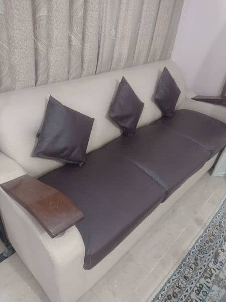 7 seater sofa set good condition 0